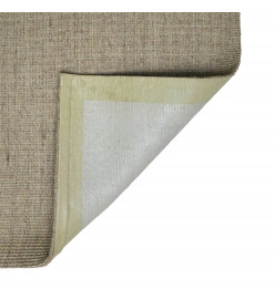 Tapis en sisal pour griffoir taupe 80x250 cm