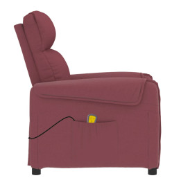 Fauteuil de massage Rouge bordeaux Tissu