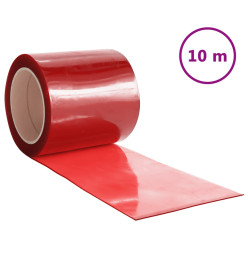 Rideau de porte rouge 200 mmx1,6 mm 10 m PVC