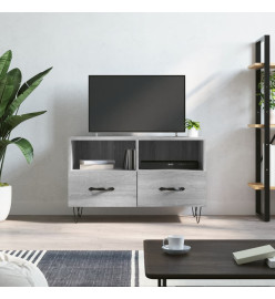 Meuble TV Sonoma gris 80x36x50 cm Bois d'ingénierie