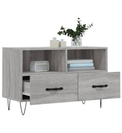 Meuble TV Sonoma gris 80x36x50 cm Bois d'ingénierie