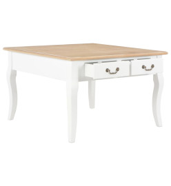 Table basse Blanc 80 x 80 x 50 cm Bois