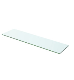 Panneaux d'étagère 2 pcs Verre Transparent 60 x 12 cm