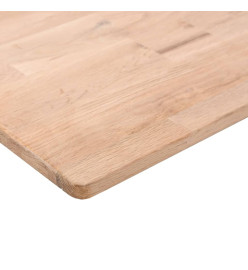 Dessus de table carré 60x60x1,5 cm Bois chêne massif non traité