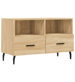 Meuble TV Chêne sonoma 80x36x50 cm Bois d'ingénierie