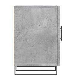 Meuble TV gris béton 150x30x50 cm bois d'ingénierie