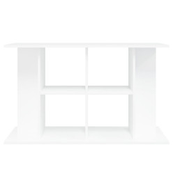 Support pour aquarium blanc 100x40x60 cm bois d'ingénierie