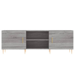 Meuble TV sonoma gris 150x30x50 cm bois d'ingénierie