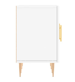 Meuble TV blanc 150x30x50 cm bois d'ingénierie