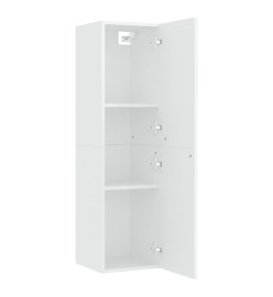 Meubles TV 2 pcs Blanc 30,5x30x110 cm Aggloméré