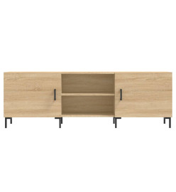 Meuble TV chêne sonoma 150x30x50 cm bois d'ingénierie