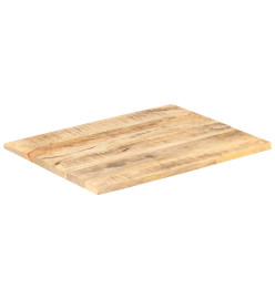 Dessus de table Bois de manguier solide 25-27 mm 90x60 cm