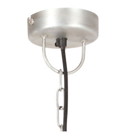 Lampe suspendue industrielle 25 W Argenté Rond 30 cm E27