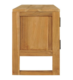 Meuble TV 120x32x45 cm Bois de teck massif