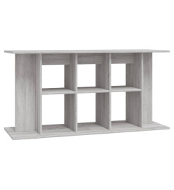 Support pour aquarium sonoma gris 120x40x60cm bois d'ingénierie