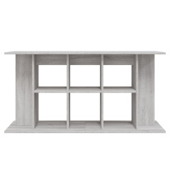 Support pour aquarium sonoma gris 120x40x60cm bois d'ingénierie