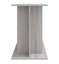 Support pour aquarium sonoma gris 120x40x60cm bois d'ingénierie