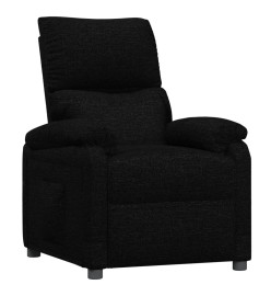 Fauteuil inclinable Noir Tissu