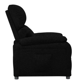 Fauteuil inclinable Noir Tissu