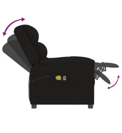 Fauteuil électrique de massage Noir Velours