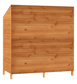 Remise de jardin Marron 102x52x112 cm Bois de sapin solide