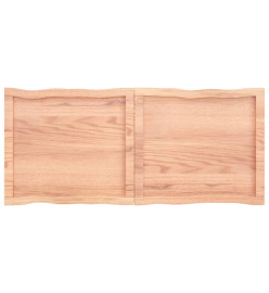 Dessus de table bois chêne massif traité bordure assortie