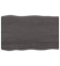 Dessus de table bois chêne massif traité bordure assortie