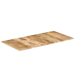 Dessus de table bois de manguier solide 15-16 mm 120x60 cm