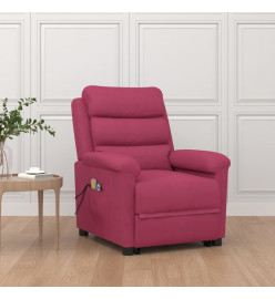 Fauteuil de massage Rouge bordeaux Velours