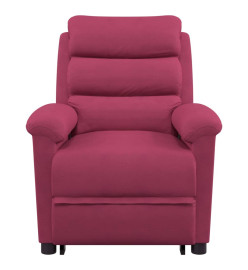 Fauteuil de massage Rouge bordeaux Velours