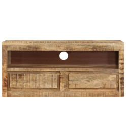 Meuble TV 88x30x40 cm Bois massif de manguier