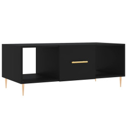 Table basse noir 102x50x40 cm bois d'ingénierie