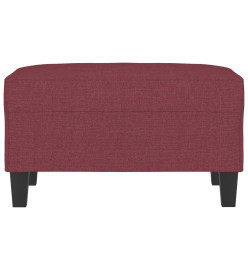 Repose-pied Rouge bordeaux 70x55x41 cm Tissu