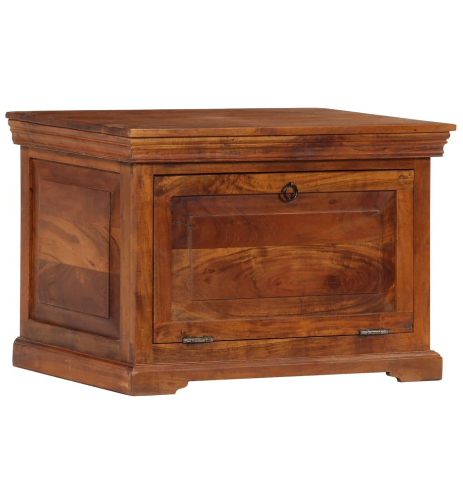 Armoire à chaussures 60 x 40 x 41 cm Bois d'acacia massif Armoire à chaussures 60 x 40 x 41 cm Bois d'acacia massif