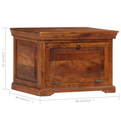 Armoire à chaussures 60 x 40 x 41 cm Bois d'acacia massif