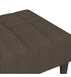 Repose-pied Marron 78x56x32 cm Tissu