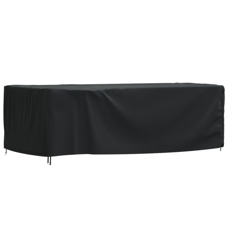 Housse de salon de jardin noir 229x113x73 cm imperméable 420D