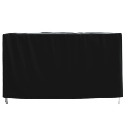 Housse de salon de jardin noir 113x113x73 cm imperméable 420D