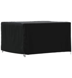 Housse de salon de jardin noir 113x113x73 cm imperméable 420D