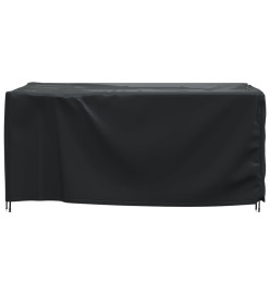 Housse de salon de jardin noir 180x140x90 cm imperméable 420D