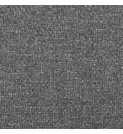 Repose-pied Gris clair 45x29,5x35 cm Tissu et similicuir