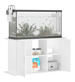 Support pour aquarium blanc 101x41x58 cm bois d'ingénierie