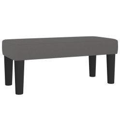 Banc Gris 70x30x30 cm Similicuir