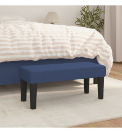 Banc Bleu 70x30x30 cm Tissu