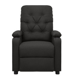 Fauteuil inclinable Noir Tissu