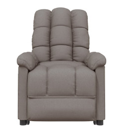 Fauteuil électrique de massage Taupe Tissu