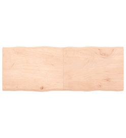 Dessus de table bois chêne massif non traité bordure assortie