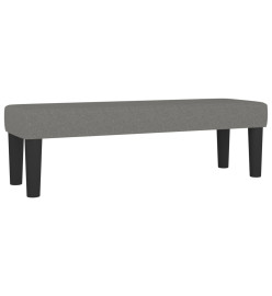 Lit à sommier tapissier avec matelas Gris foncé 180x200cm Tissu