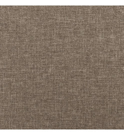Cadre de lit Taupe 160x200 cm Tissu