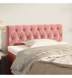 Tête de lit Rose 90x7x78/88 cm Velours